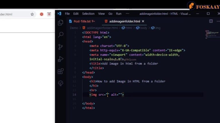 How To Add Image In HTML From A Folder [+Example Codes] - dProgramming ...