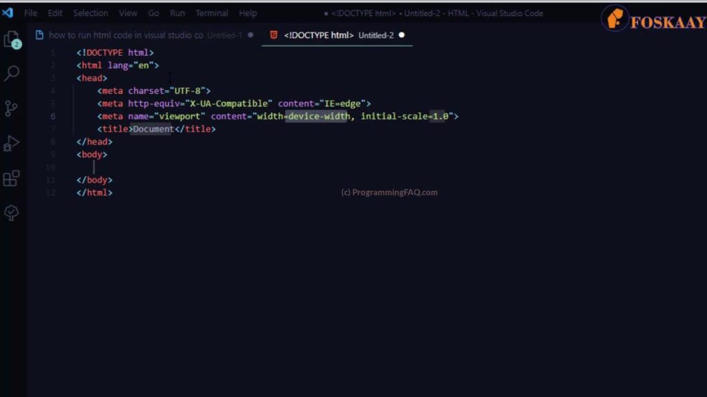 how to run html in visual studio code images Step 04