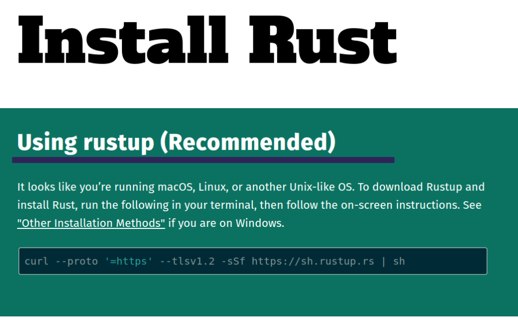 rust installation images by dProgramming University