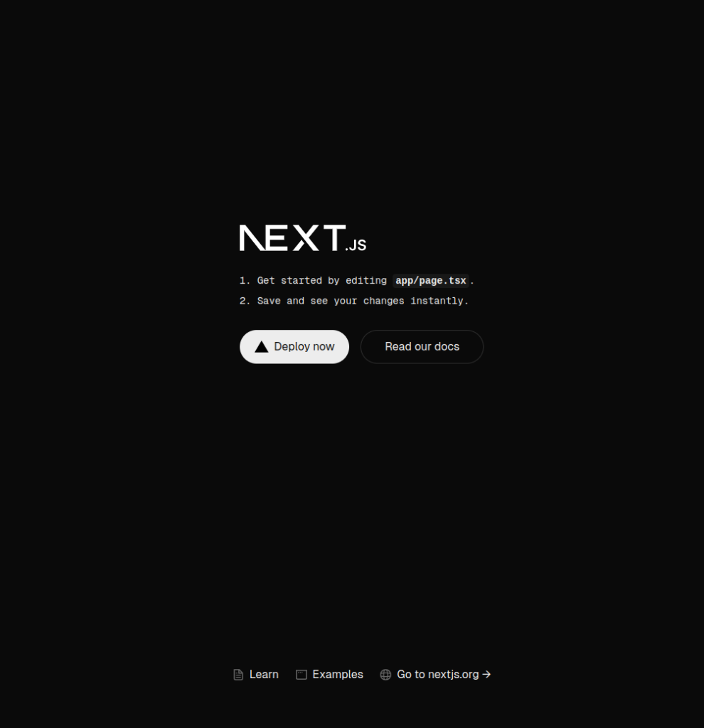 nextjs starter template homepage -dProgrammingUniversity